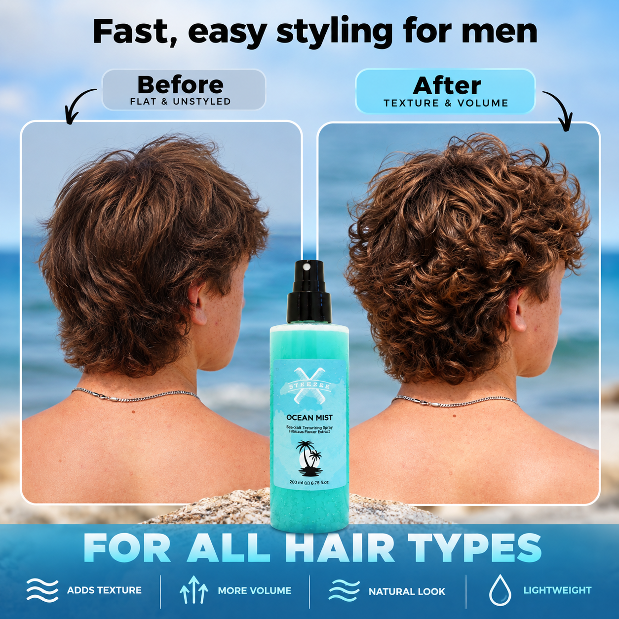 Ocean Mist – Sea Salt Spray for Texture & Volume