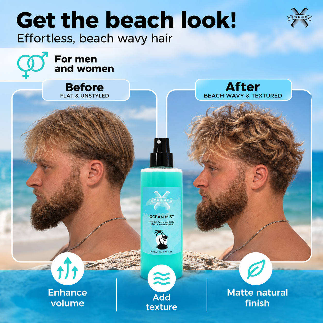 Ocean Mist – Sea Salt Spray for Texture & Volume