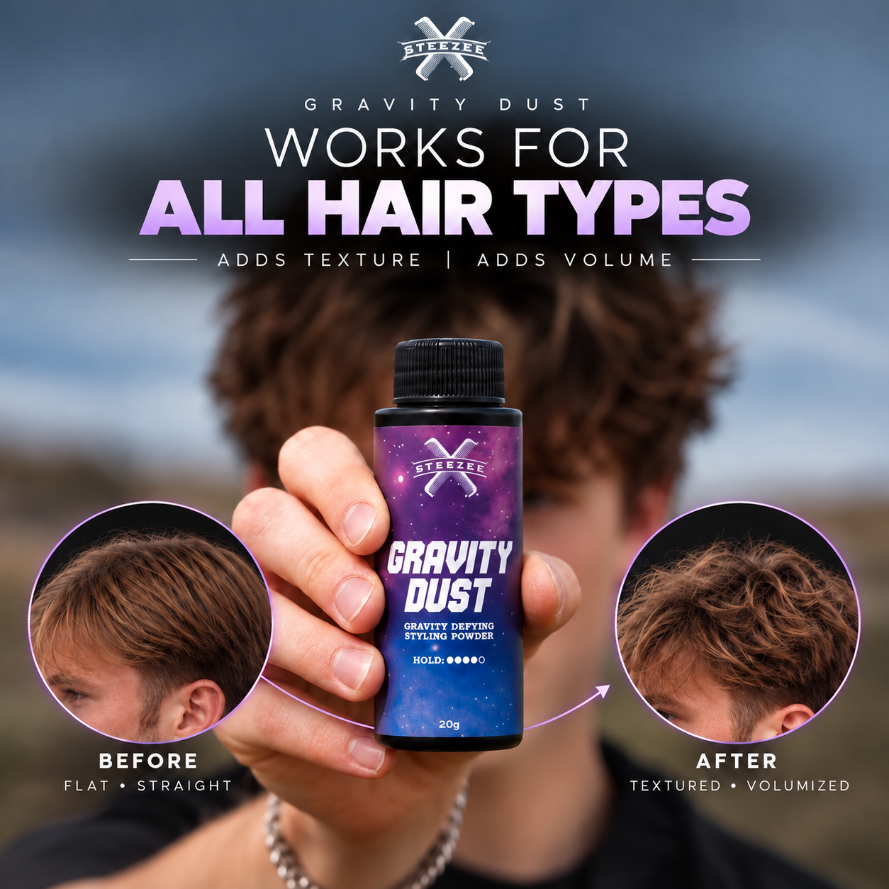 Gravity Dust – Texture Powder for Volume & Matte Finish