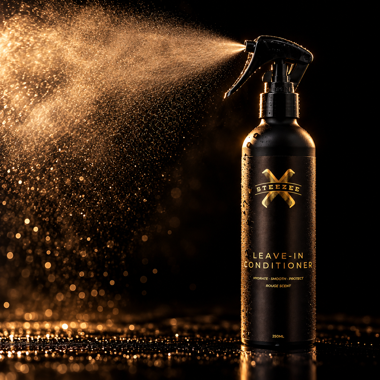 STEEZEE Leave-In Conditioner | Lightweight Hydration, Frizz Control & Soft, Natural Hair – 8.5 oz